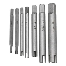 Guia Extrator de Torneira Quebrada, Fácil Fio Parafuso Remover Ferramentas, Broca, Alta Qualidade, Novo, M3-M12, 1Pc