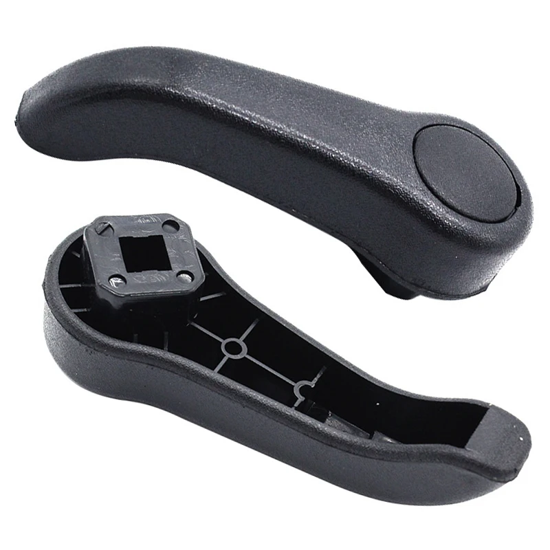 6PCS For Renault Clio MK2 Car Seat Adjust Lever Handle Pull Handles Black Interior Hand Seat Tilt Pull Set Replacement Parts