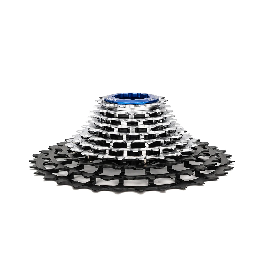 ZTTO 11/12 Speed Ultraight Road Bike Cassette Black-silver 11s 28T Sprocket 11-30T 11-32T 11-34T Freewheel Gravel Cassette K7