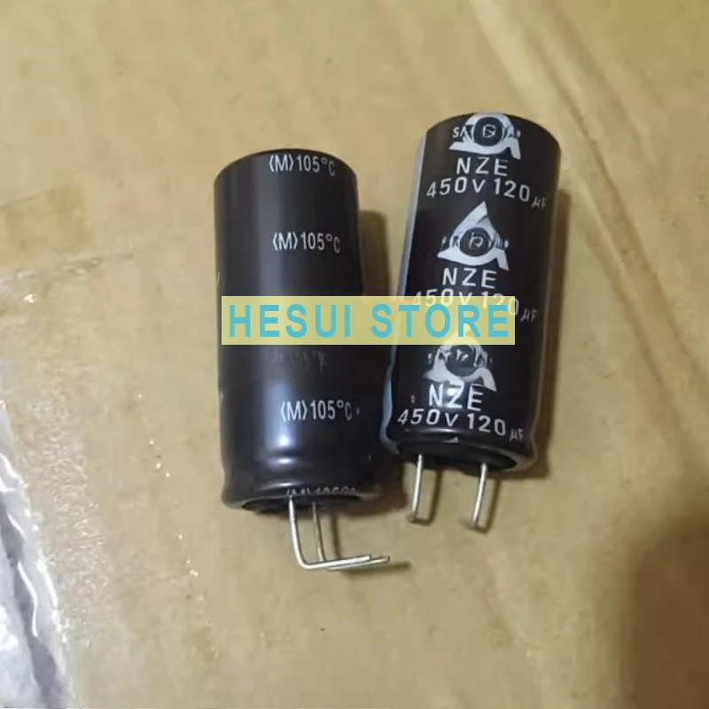 Electrolytic capacitor 450V120UF 18X40 NZE series brown 105 degree SAMYOUNG