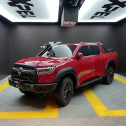 1:24 Great Wall Motor POER Pickup Alloy Car Model Diecast Metal Off-road Vehicles Car Model Simulation Sound Light Kids Toy Gift