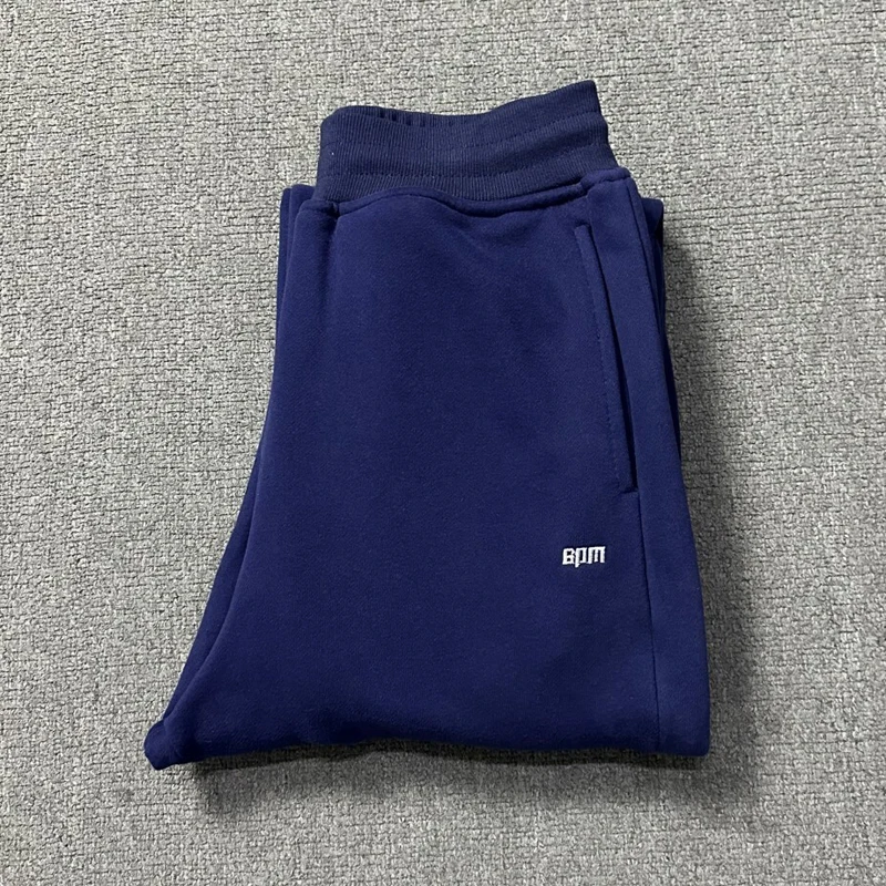 

Real Photos Stock Men Women Clothing Trousers 6PM Sweatpants Daily Loose Street Hip Hop Embroidered Logo Casual Pants