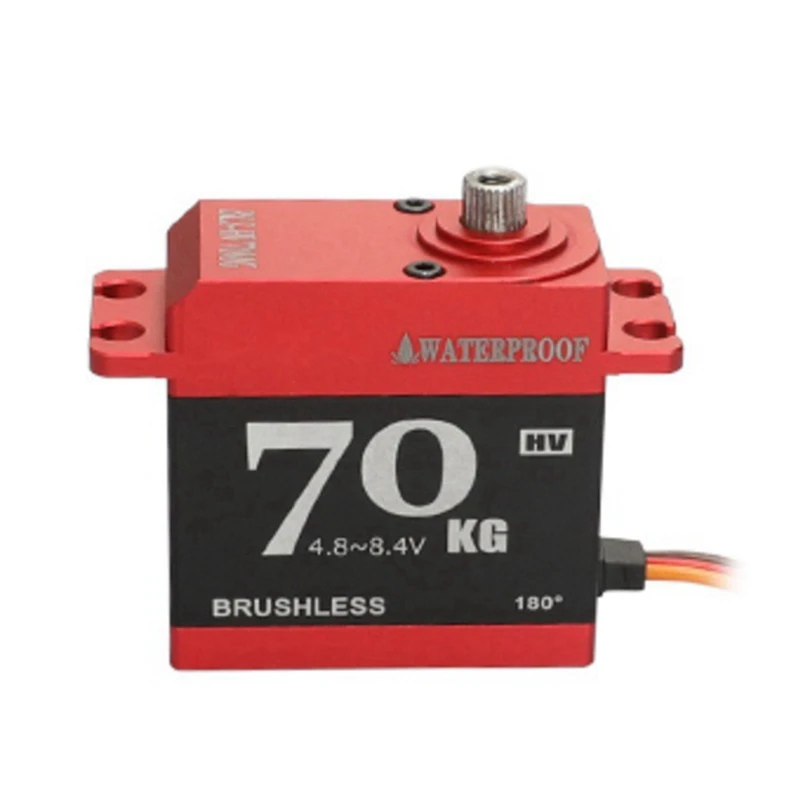 

1 PCS Suitable For TRAXXAS X-Maxx RR10 Climbing Car 70Kg Brushless Metal Waterproof High Torque Steering Gear Parts Accessories