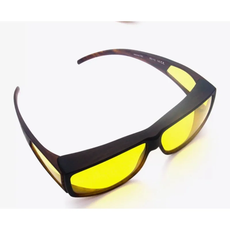 Goggles on camera driving polarized light discoloration anti-blue UV high contrast mirror