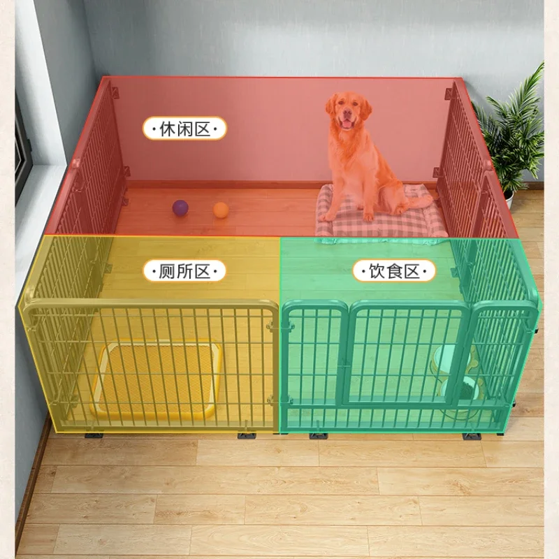 Large cage for small and medium-sized dogs in pet enclosure