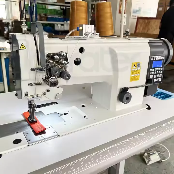 B 4420-D3 Direct Drive Computerized Heavy Duty Compound Feeding Double Needle Lockstitch Sewing Machine