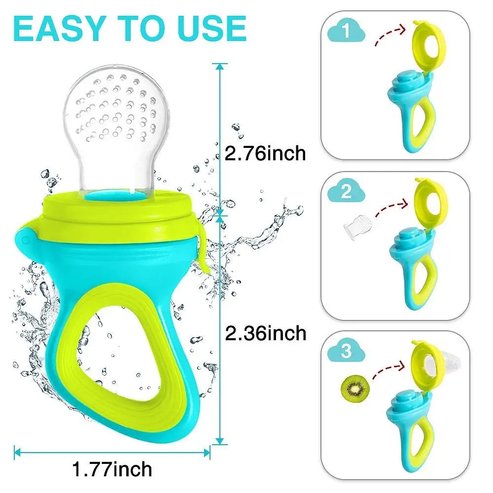 Squeezing Feeding Bottle Cup Silicone Newborn Baby Pacifier Training Rice Spoon Food Supplement Feeder Infant Cereal Tableware