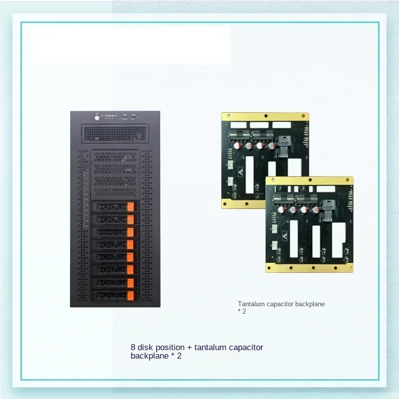 New 12-disk Tower Storage Server Multi-extension Supports EATX Motherboard Industrial Computer Box