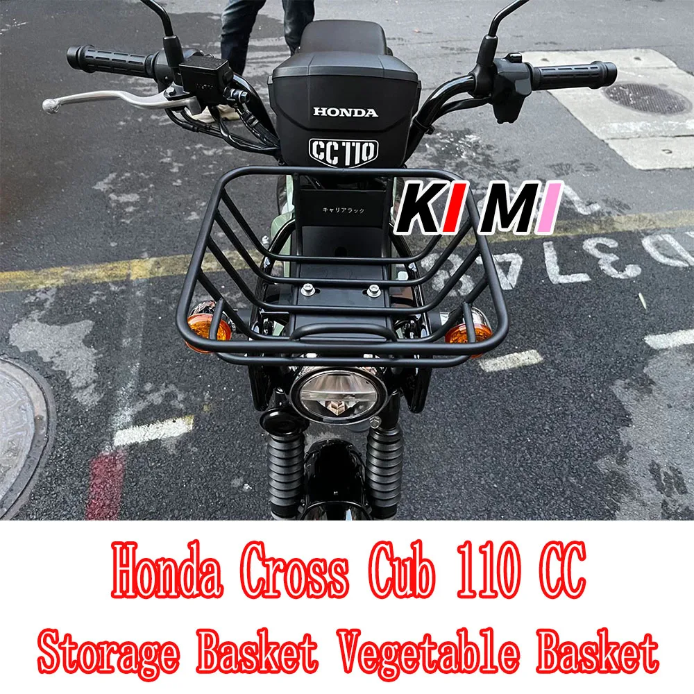 

FOR Honda Cub CC110 Modified Front Shelf Food Basket CUB CC110 Front Storage Basket