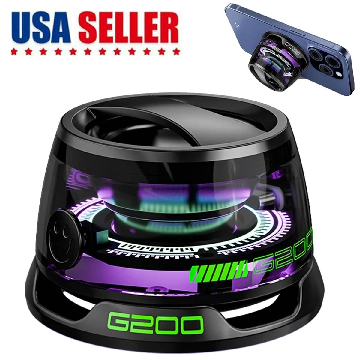 

Multifunctional Bluetooth Speaker Magnetic Stand Wireless Portable Stereo Bass