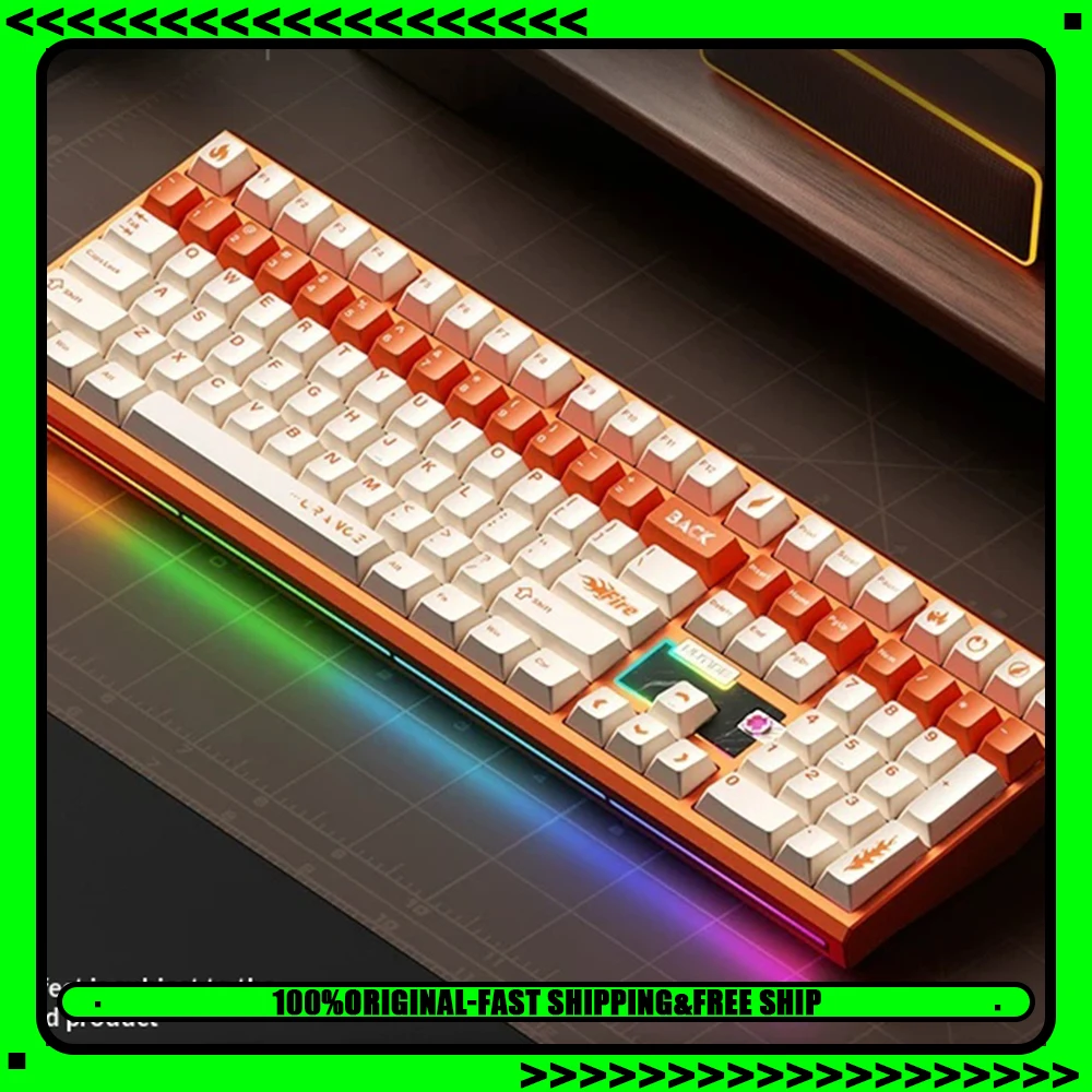 WEIKAV NUT108 108-Key Tri-Mode Aluminum Mechanical Keyboard Hot-Swappable RGB For Gifts
