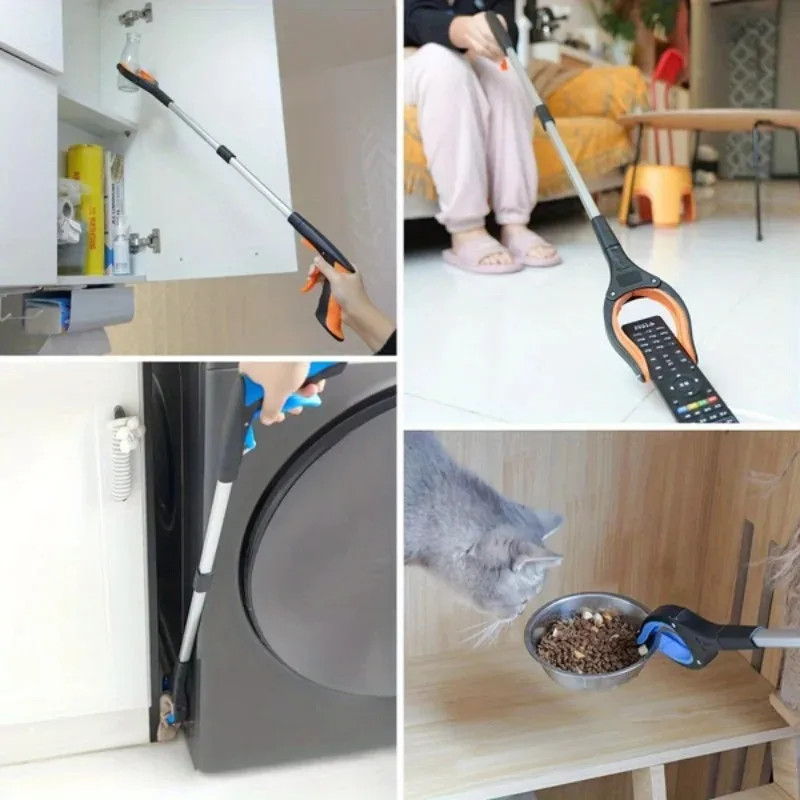 32-Inch Heavy Duty Garbage Grabber with 360° Rotating Clamp - Lightweight, Ideal for Seniors & Outdoor Use, laugage foldable image 2