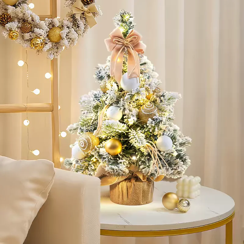 

Mini New Christmas Tree Desktop Ornament Small Sized Christmas Decoration Niche Design Atmosphere Layout Creative Gift