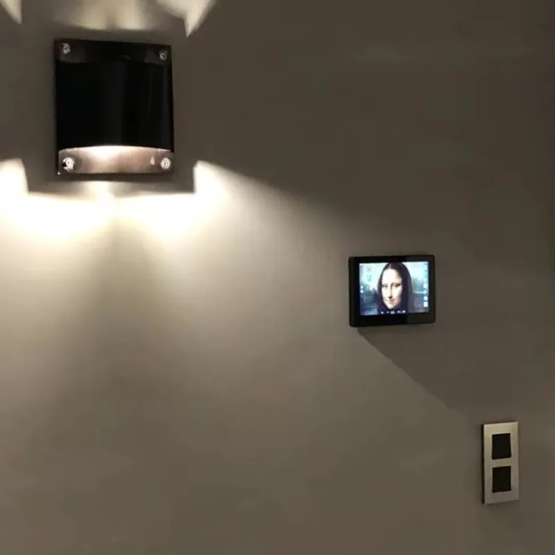 إيثرنت باور أندرويد 7 بوصة لوحة حائط ذكية للكمبيوتر اللوحي Smart Home Loxone Control Pad