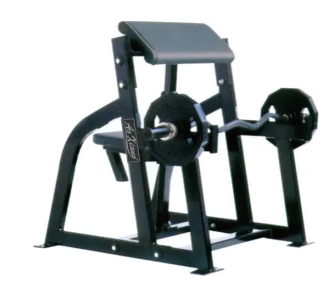 

Steel Seated Biceps Curl Gym Equipment Pin Loaded Fitness Equipment for Strength Training Bodybuilding Arm/Chest Safety Features