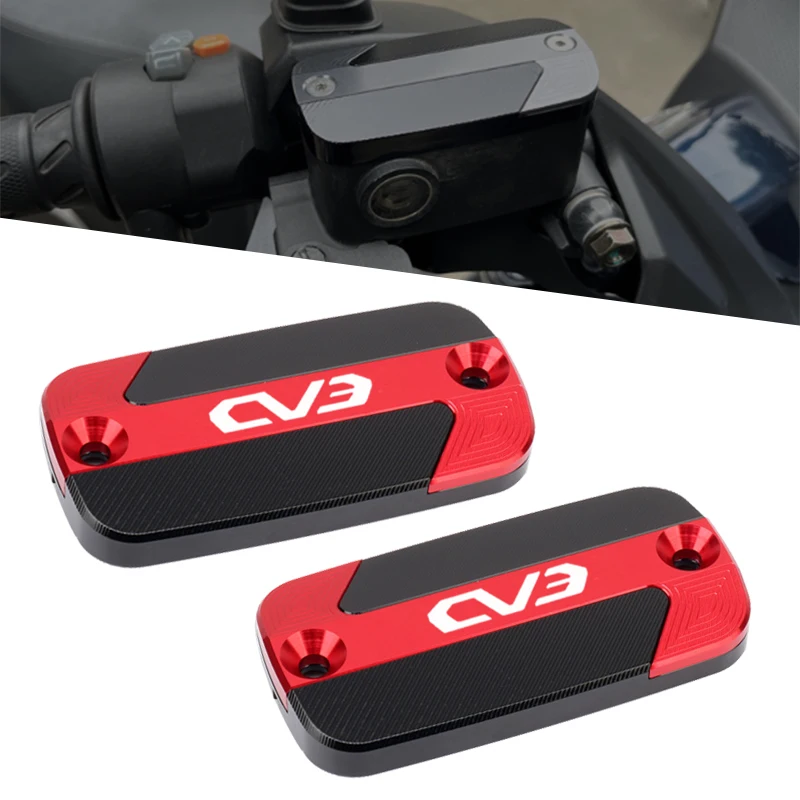 

Motorcycle Front Brake Fluid Reservoir Oil Cup Cap Master Cylinder Cover For KYMCO CV3 2019-2023 2022 2021 2020