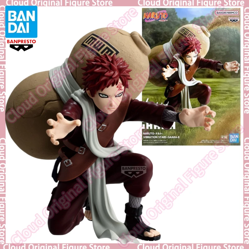 

В наличии 100% оригинальная фигурка Bandai BANPRESTO NARUTO Gaara из ПВХ, 11 см, коллекционная модель, игрушка для хобби