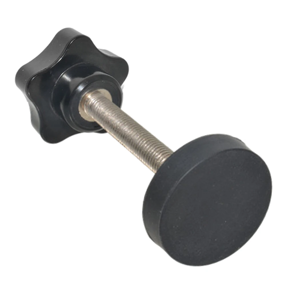 1/2pcs M8*60 Star Knobs Thread Clamping Knob Screw Hand Tightening Knob Corrosion Resistant Black Hand Tools Accessories