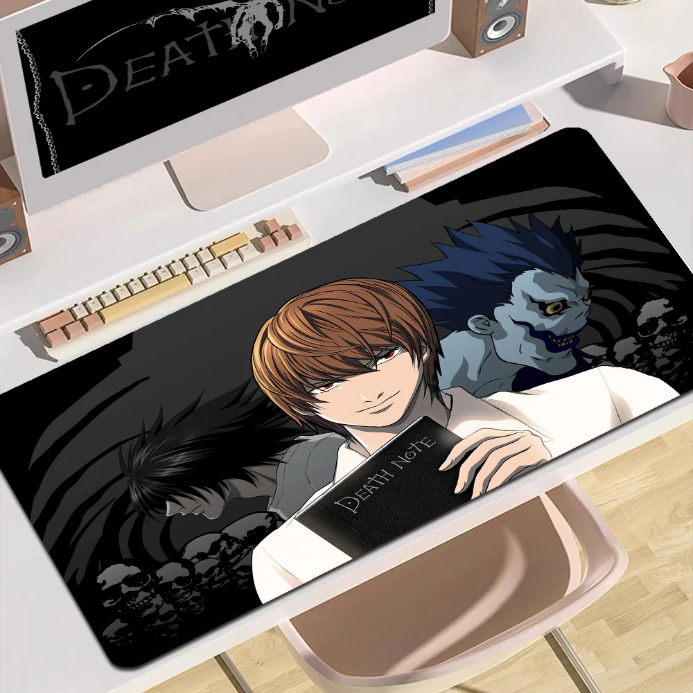 Death Note Girl Pad Keyboards Mat Rubber Gaming Mousepad Desk Mat Size For Large Edge Locking Game Keyboard Pad