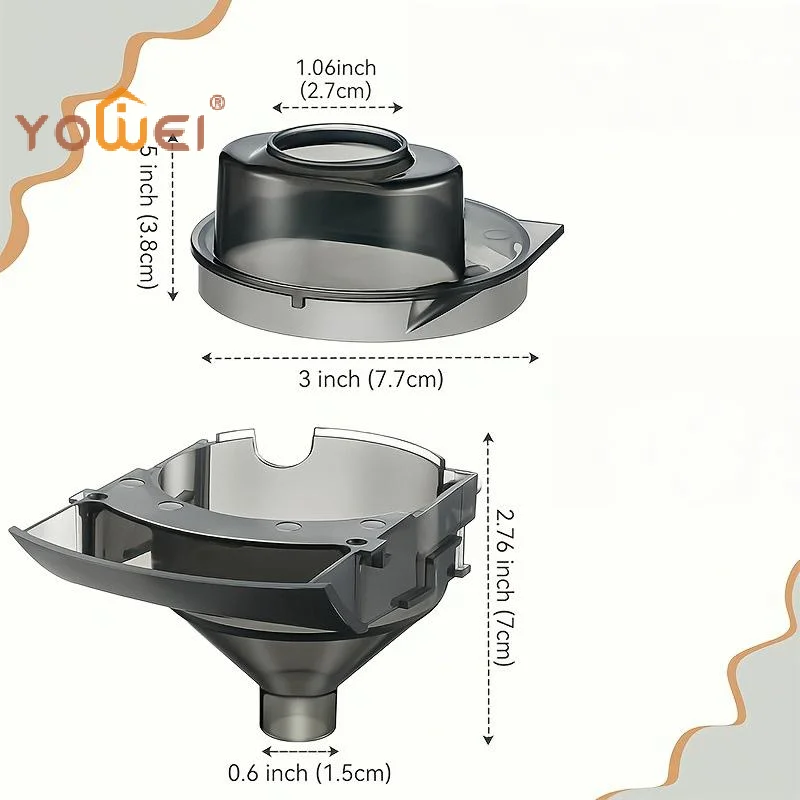 

Latest 1 Set DIY Accessories Replacement Parts Funnel And Cover For Baby Brezza For Baby Formula Dispenser