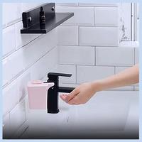 MLGB-Touchless Automatic Dispenser Soap Electric Soap Dispenser 450ML USB Charging Induction Liquid Soap Foam Dispenser Pink Dur