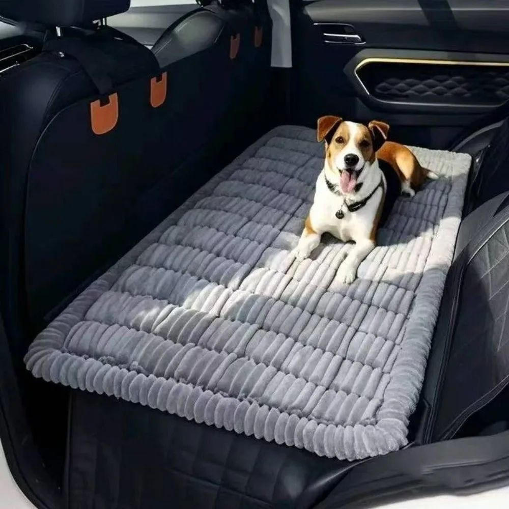 High Quality Multi-Purpose Backseat Pet Bed Mat Washable Breathable Flannel Dog Covers Thick Plaid Dog Bed