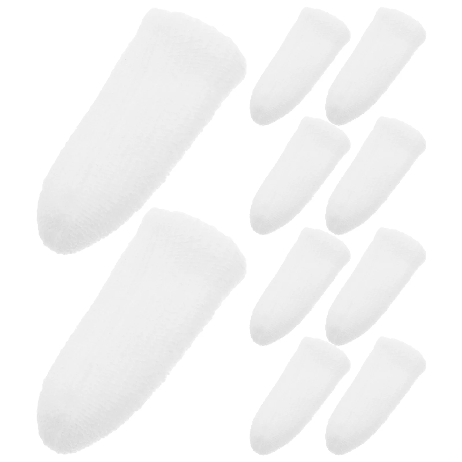 10 Pcs Pet Cleaning Finger Cots Wipes Dog Brush Teeth Puppy Toothbrush Nylon Small For Dogs