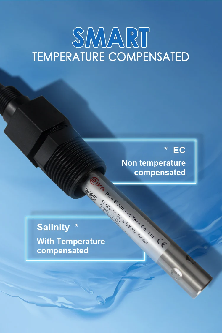 HOTSALE Hotsale RK500-13 EC Probe Sensor for Measuring Water Electronic Conductivity for Farm Pumping Systems