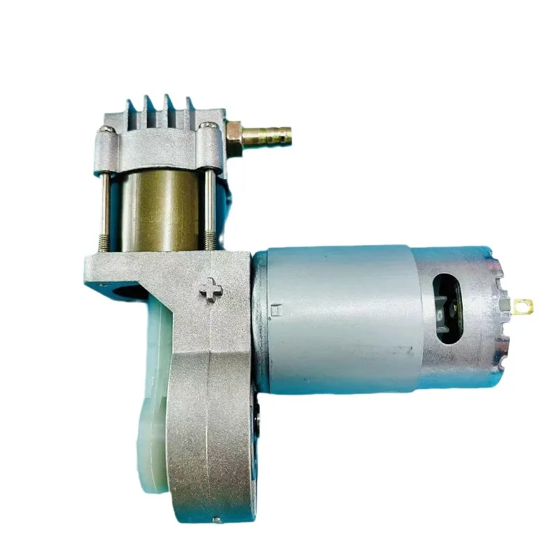 2 Piece Compact Mini Industrial Air Compressor, High Flow Portable Air Pump, Vehicle Tire Inflator & Small Pneumatic Equipment