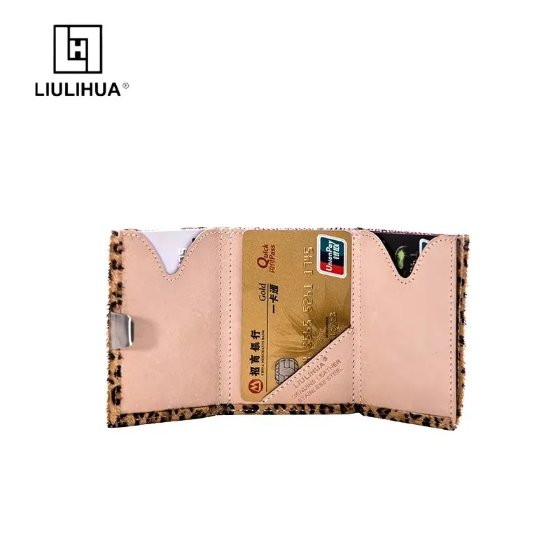 ウォレットカードホルダー、アンチLLH LIULIHUAftブラシ、ウォレットシールド、RFID牛革盗難防止ブラシ、消磁NFCカードホルダー