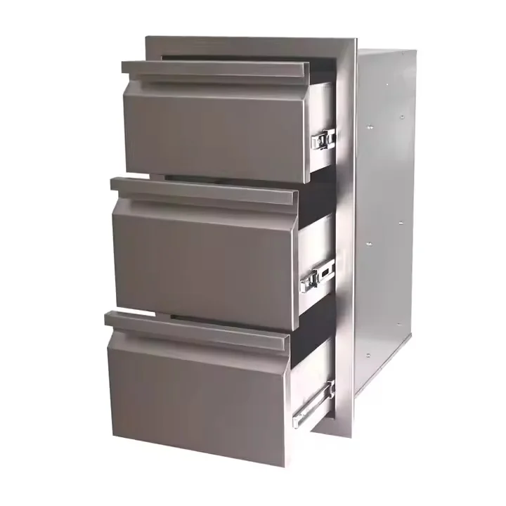 Stainless Steel Worktable Workbench Locking Drawer Locker Bucket Door Table Low Cabinet File Cabinet Bedside Cabinet Restaurant