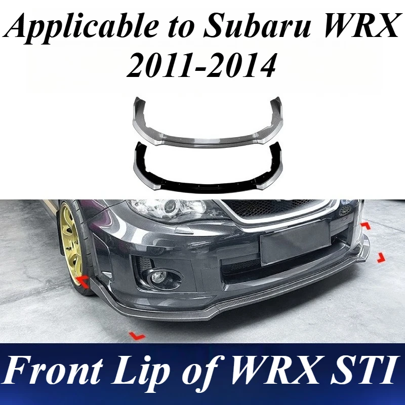 

Для Subaru Impreza WRX STI 2011-2014 передний бампер, спойлер, сплиттер, полиуретановый комплект кузова, аксессуары в агрессивном стиле, детали