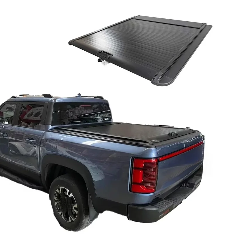 High Quality Manual Lockable Aluminum Retractable Roller Shutter Waterproof Hard Cover For 4x4 Pickup Truck Bed