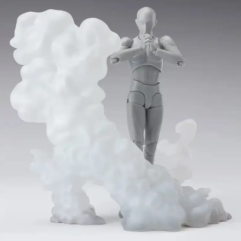 

In Stock Tamashii EFFECT SMOKE White Ver. Accessories for SHF Compatible With Movable Dolls With Box Kids Gift