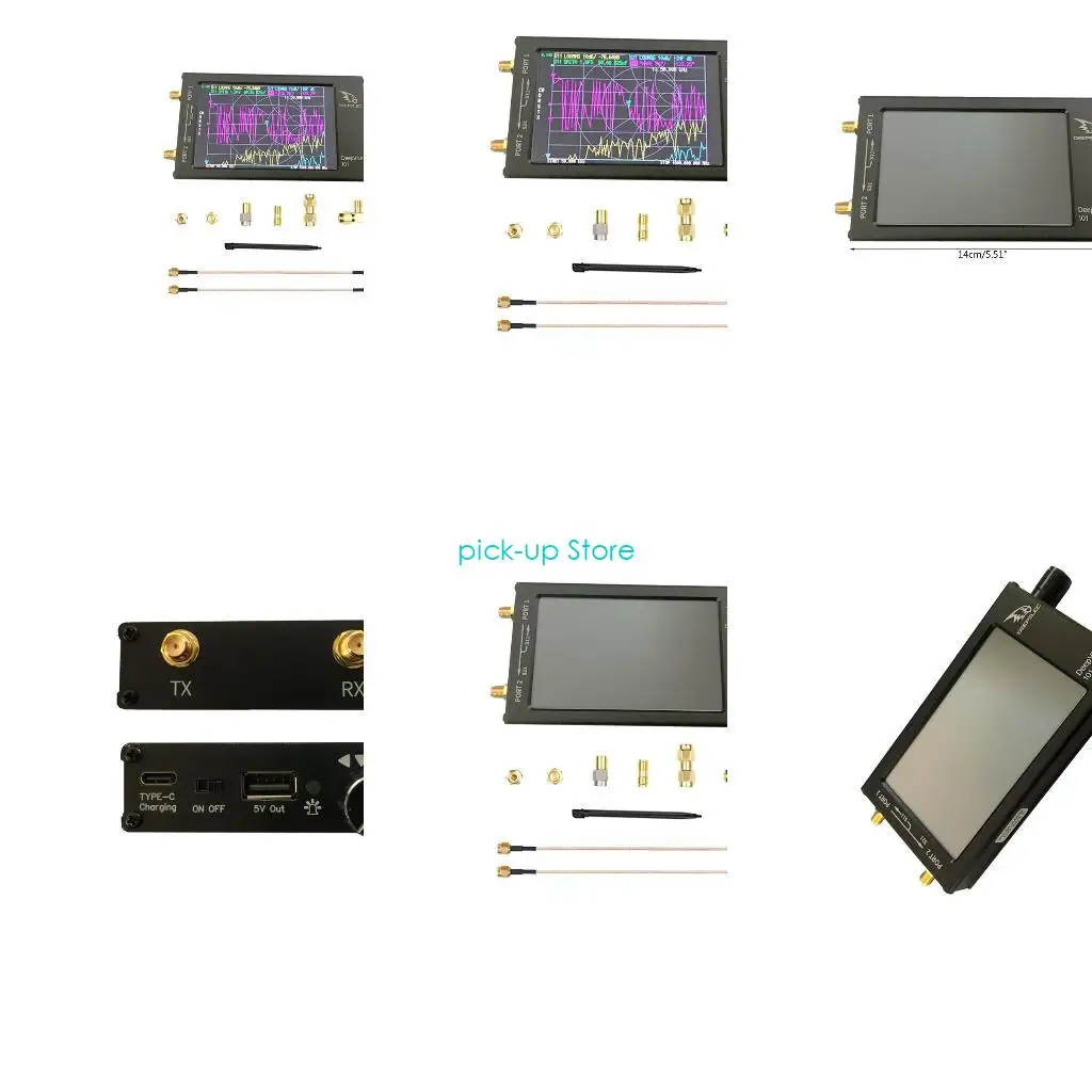 

Q5WA 4,3 дюйма анализатор спектра NanoVNA ручной векторный анализатор частоты 10 кГц-1,5 ГГц