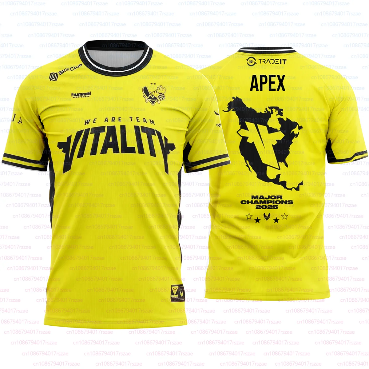 جامعة حيوية CS2 الرائد 2025 اثنين من نجوم جيرسي فريق الرياضات الإلكترونية موحدة الرجال موضة س الرقبة تصميم تي شيرت Zyw0o Ropz المشجعين تيز