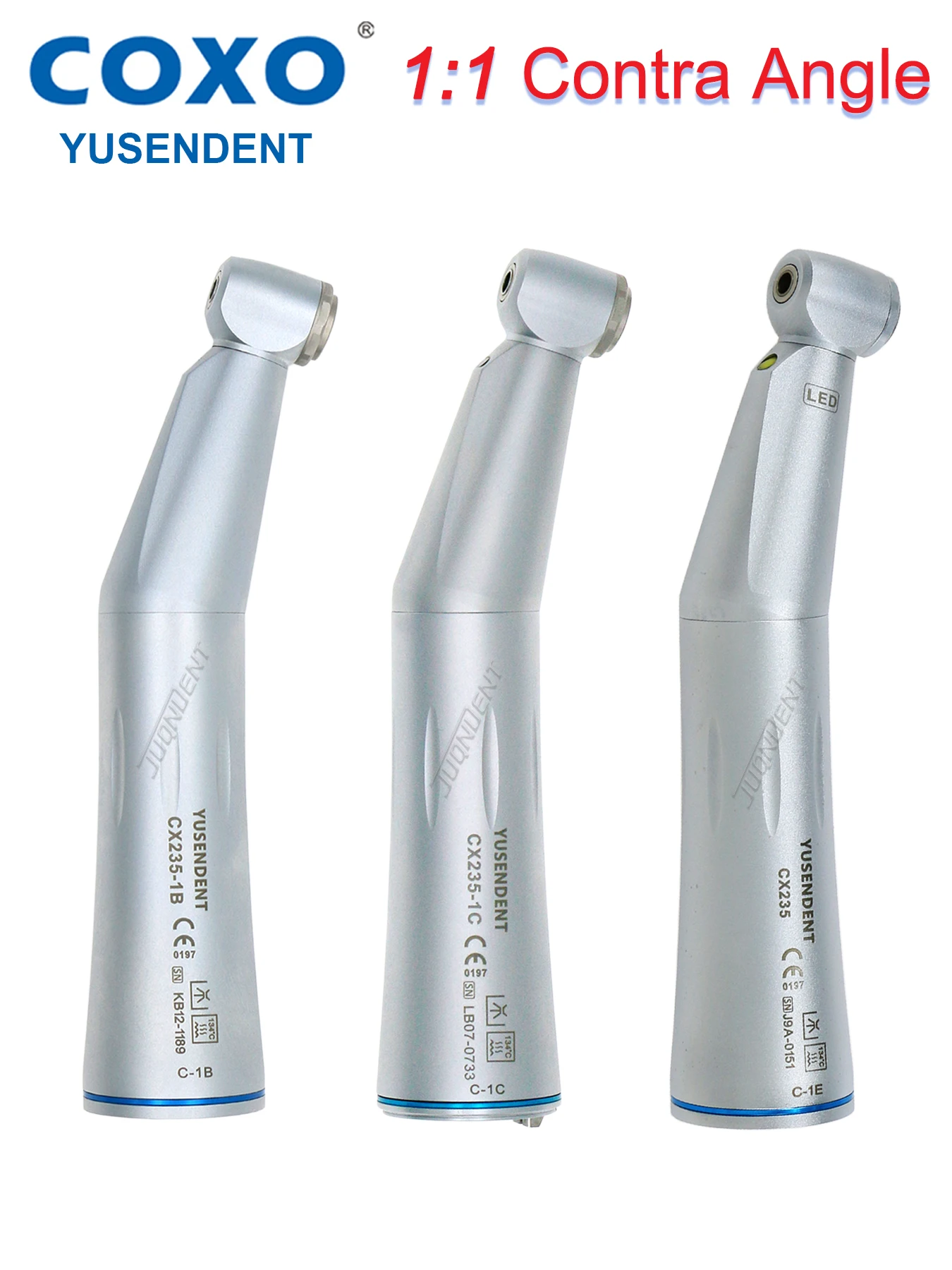 CX235 COXO Dental-Handstücke mit niedriger Geschwindigkeit, Winkelstück 1:1, langsame Rotation, Zahnmedizin, Luftmotor, 2/4/6 Löcher, Dentalprodukte für Zahnarzt