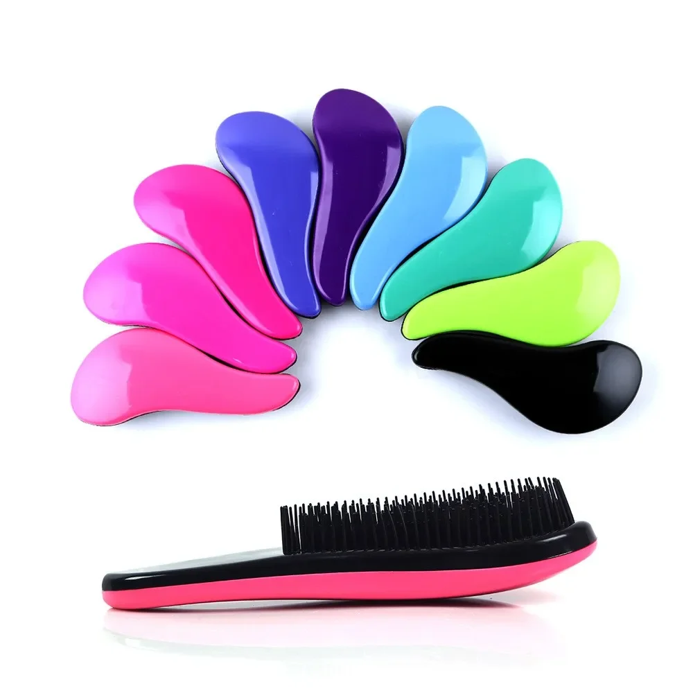 Baby Kids and Women Detangling Hair Brush Combs Salon Gentle Anti-static Brush Tangle Wet Dry Bristles Handle Tangle Curly