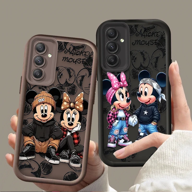 Fashion Disneys Mickeys Minnies Phone Case for Samsung S25 S24 S23 S22 S21 S20 Note 20 Plus Ultra 4G 5G Soft Silicone TPU Cover