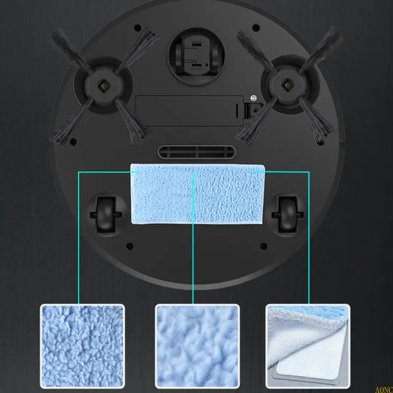 เครื่องดูดฝุ่นหุ่นยนต์ A0NC 3-in-1, เครื่องดูดฝุ่นหุ่นยนต์อัตโนมัติ, การทำความสะอาดเดซิเบลต่ำเหมาะสำหรับผมสัตว์เลี้ยงพื้นแข็ง