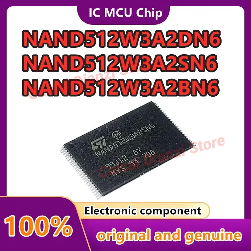 

5pcs/lot NAND512W3A2DN6 NAND512W3A2SN6 NAND512W3A2BN6