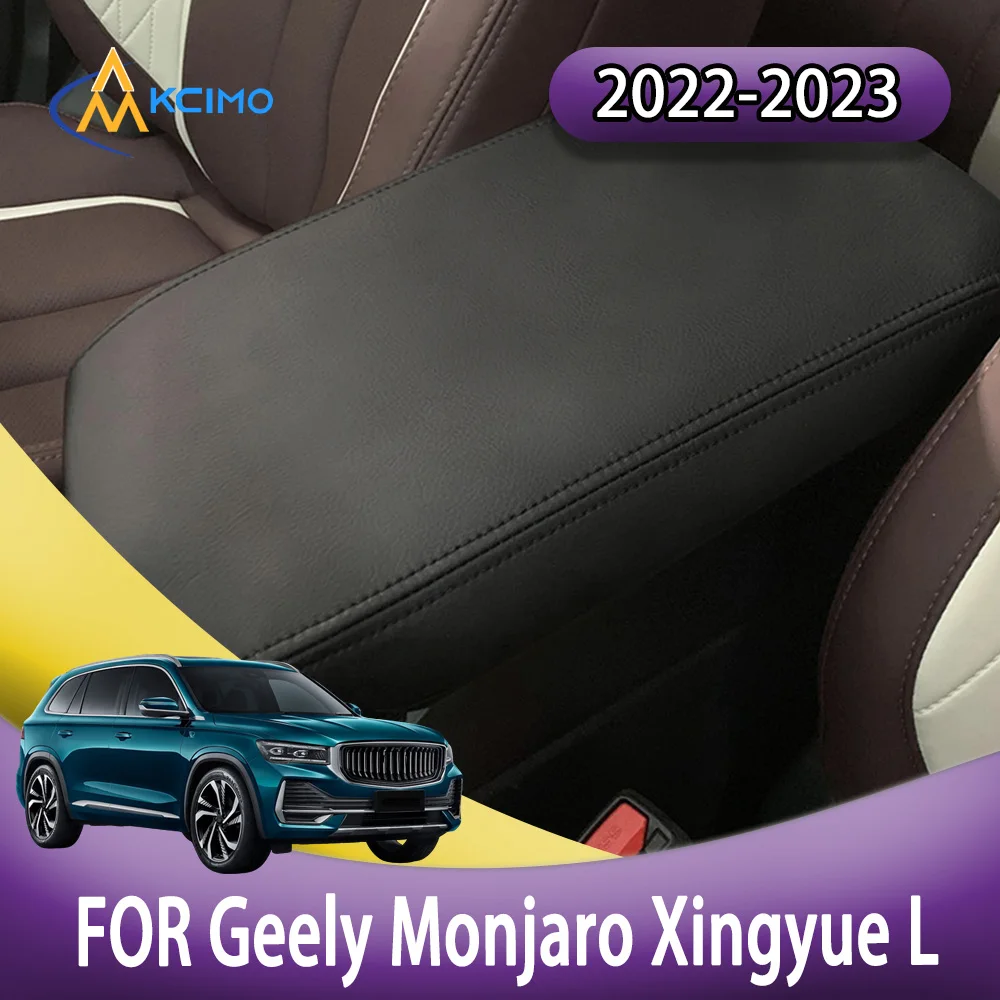 

Faux Leather Easy Clean Car Armrest Box Center Console Lid Armrest Cover Car Accessories For Geely Monjaro Xingyue L 2022-2023