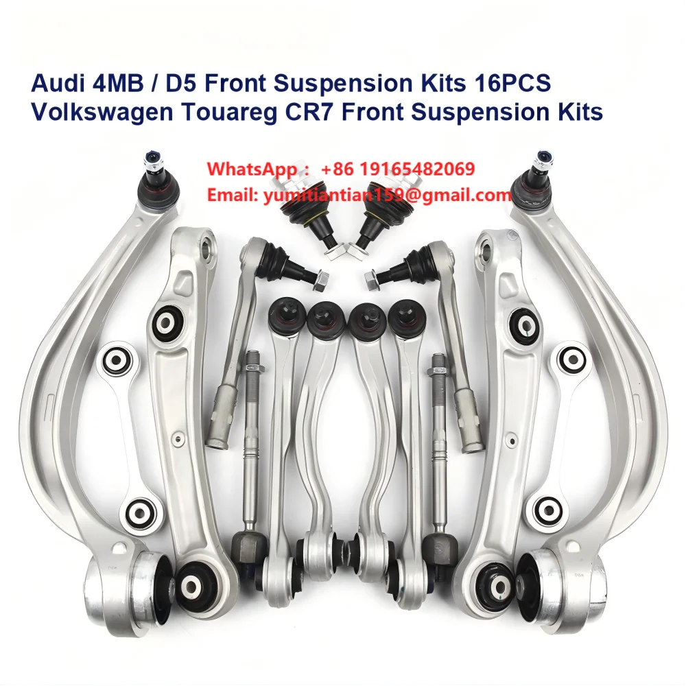 4M0407505B 4M0423811B 4M0407693E 4M0407151H One Set Control Arm Aluminum for Audi Q7 Cayenne Lamborghini Bentley Volkswagen