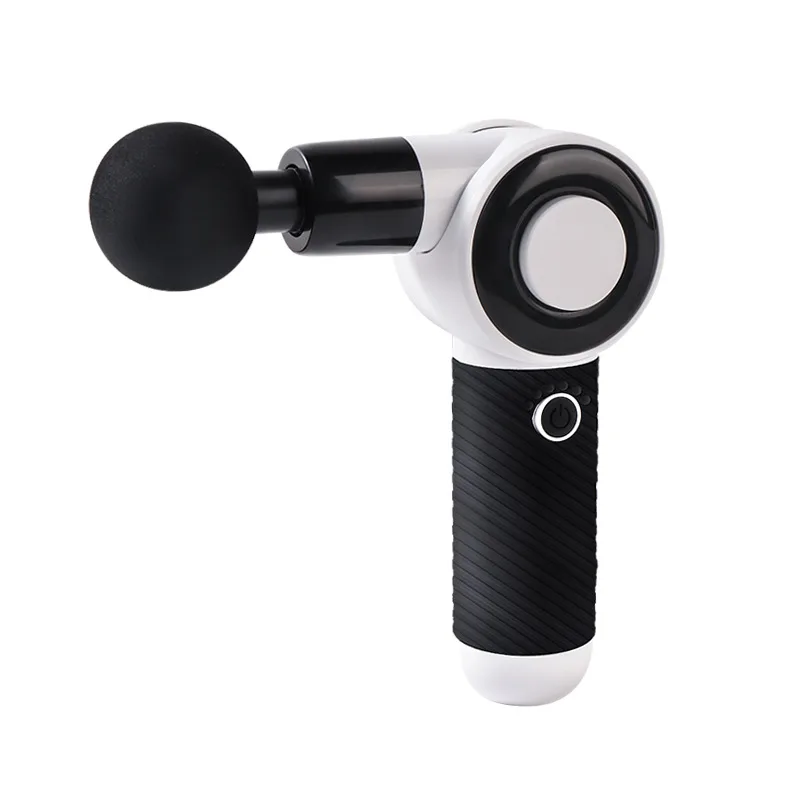 

New Home Fitness Brushless Vibration Leg Muscle Mute Intelligent Mechanical Button Physiotherapy Handheld Fascia Gun Cross