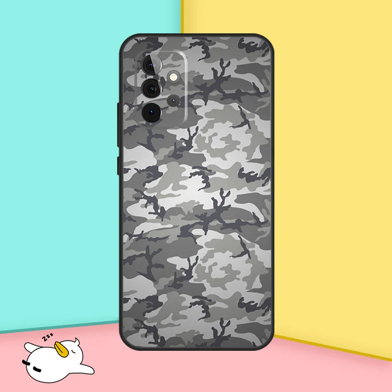 Army Camo Camouflage Case For Samsung Galaxy A55 A35 A25 A15 A51 A71 A12 A32 A52 A13 A33 A53 A14 A34 A54 Cover