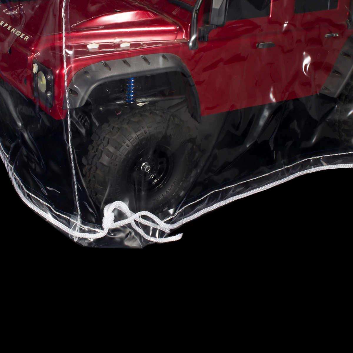 Transparent PVC Dust Cover RC Car Storage Display Dustproof for 1/10 Crawler TRX4 SCX10 III VS4 10 Element Enduro TF2 D90 CC01