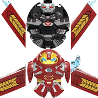 Great Value!!! Ultron War Machine 98MM Hulkbuster Iron Patriot Man Tony Stark Pepper Model Building Blocks Toys MK41 Figures