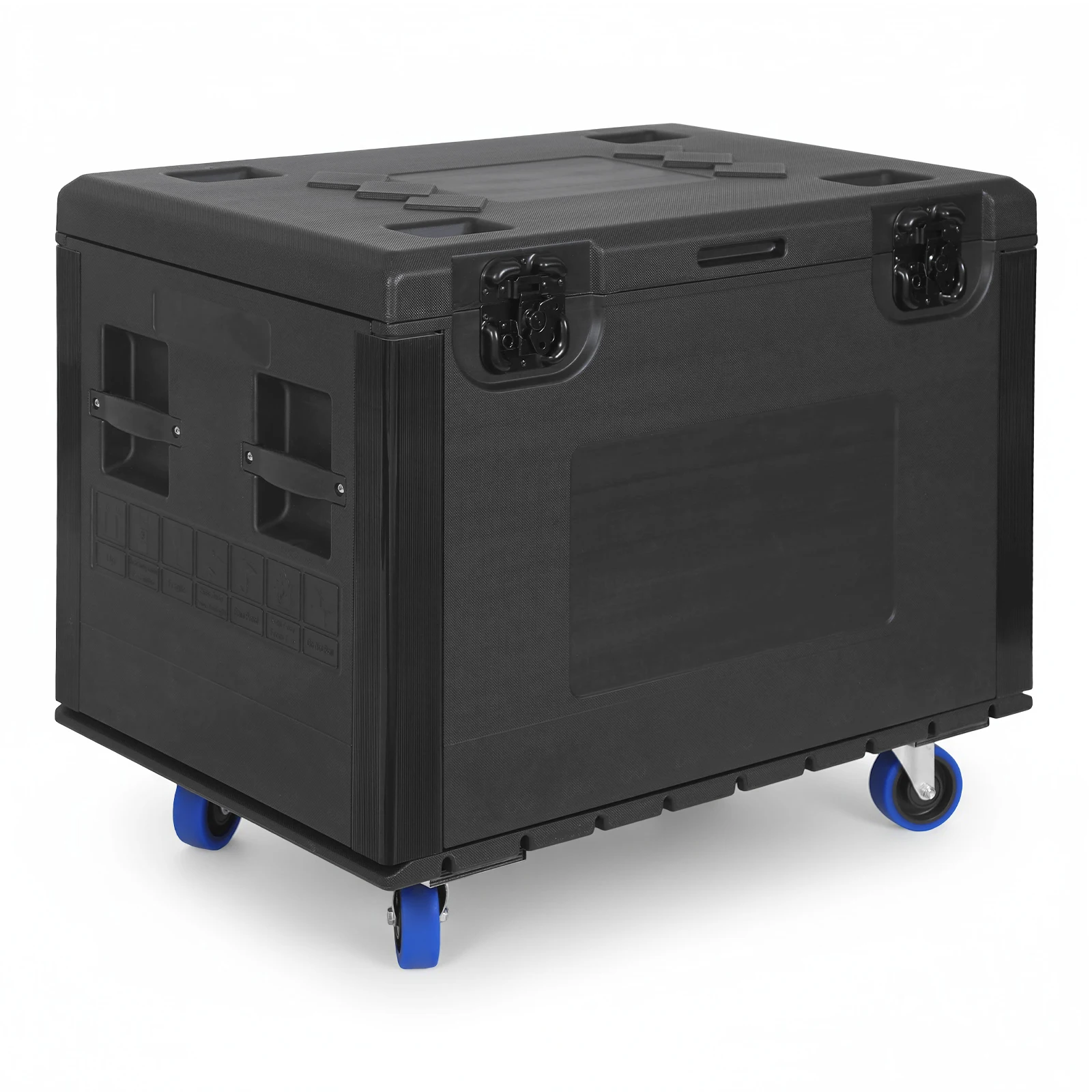 Universal Utility Flight Case with Handle and Wheels Flight Road Travel Case for Pro Audio & DJ Equipment Storage Transport