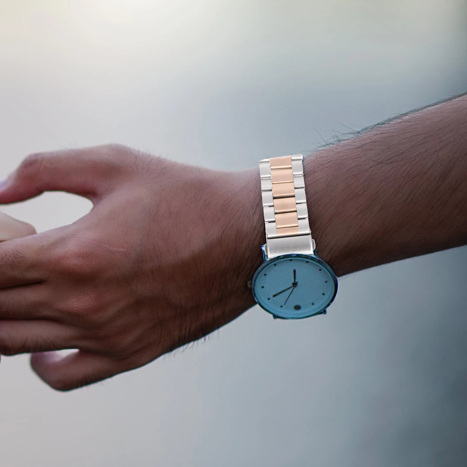 

Stainless Steel Watch Band Durable Straps Chain Replacement Bracelet Environmental Accessories