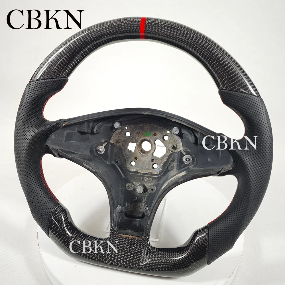 Carbon Steering Wheel for Mercedes-benz C200 C280 E260 W204 2008-2013 100% 3K Carbon Fiber Direct Fit  Racing Design